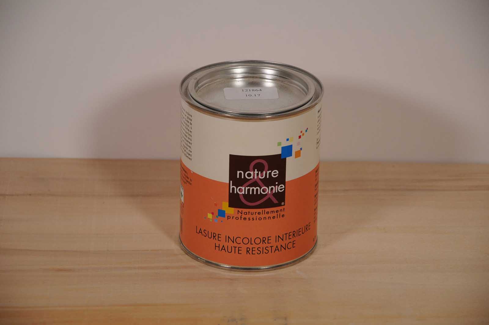 lasure incolore intérieur haute résistance