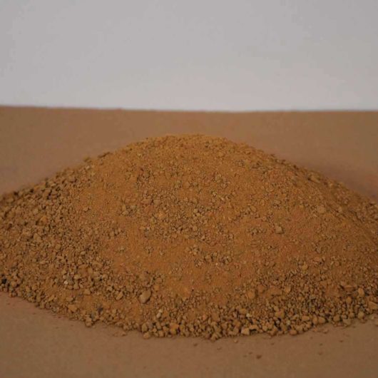 argile brute broyée - Ocre Jaune