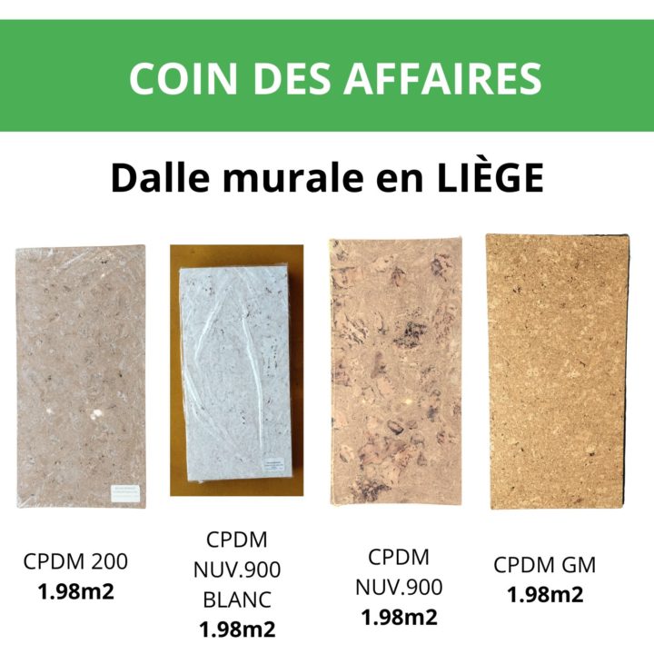Dalles de sol, dalles murales et parquet flottant en liège (dépôt-vente) – Image 4