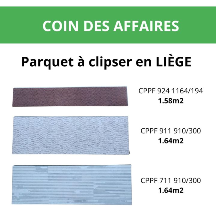Dalles de sol, dalles murales et parquet flottant en liège (dépôt-vente) – Image 2