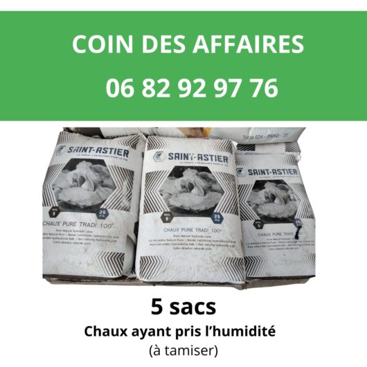 chaux pure tradi 100 Saint Astier (PRIX LIBRE)
